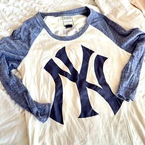 New York Yankees Victoria Secret PINK baseball T - S